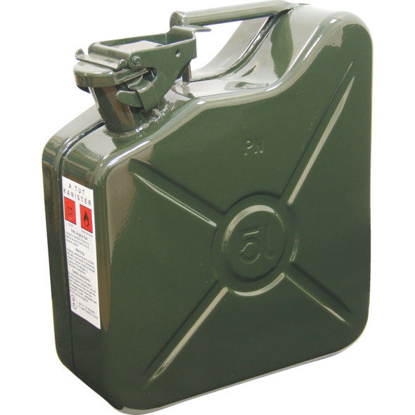 Kennedy 5Ltr Heavy Duty Steel Jerry Can(Green)