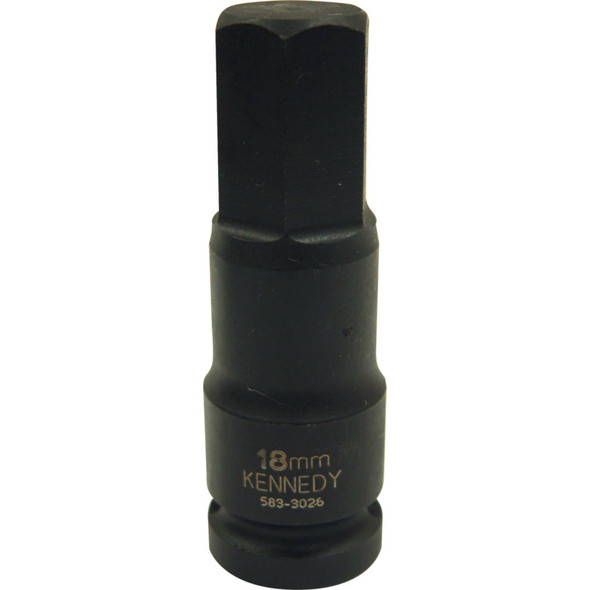 Kennedy 8mm HEX DRIVER IMPACT SOCKET 1/2"SQUARE DRIVE