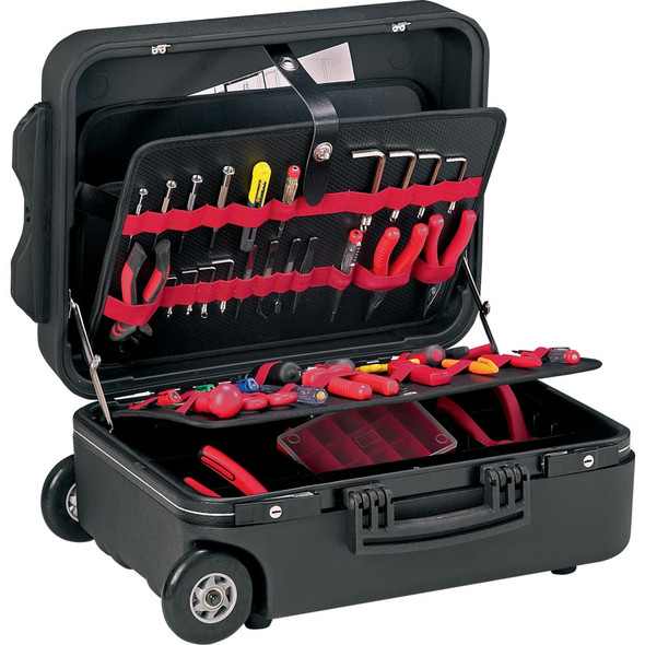 Kennedy HI-IMPACT TOOL CASE 485x370x190mmW/ TROLLEY & TSA LOCKS