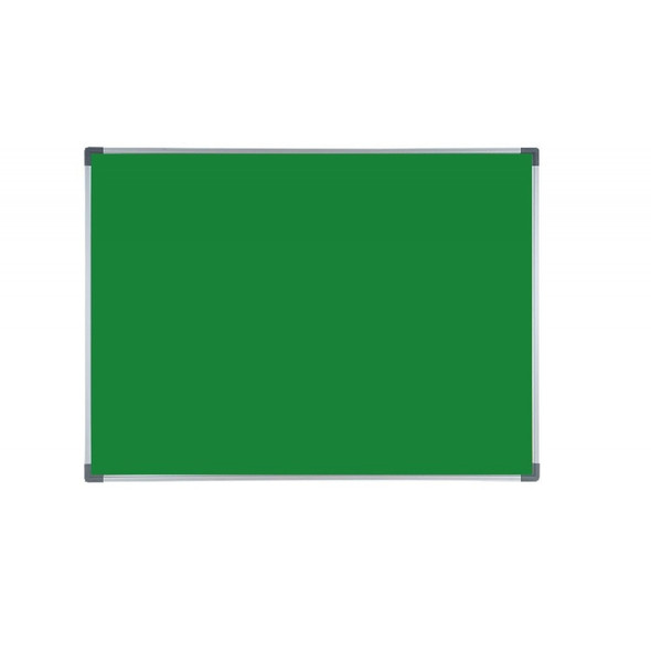 Ofis Felt Notice Board 1200X900mm Green Aluminium Trim