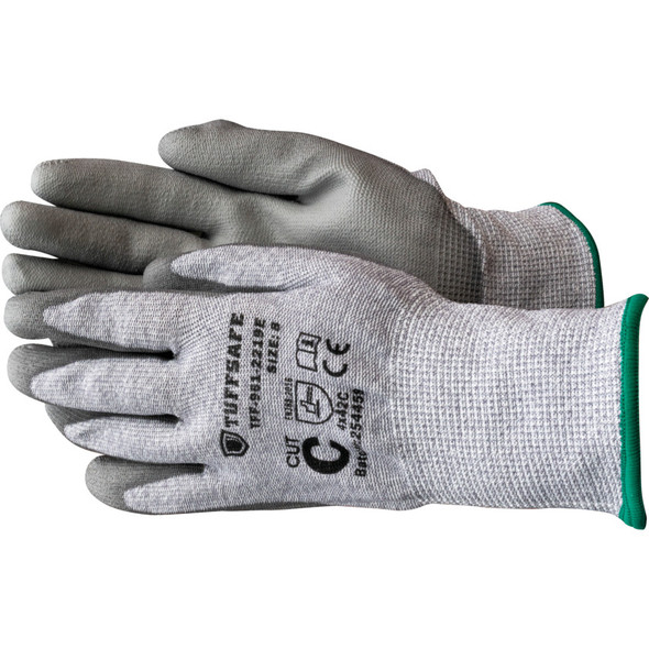 Tuffsafe CUT C 13G PU PALM COATEDGLOVE(PACK OF 12)SIZE 7