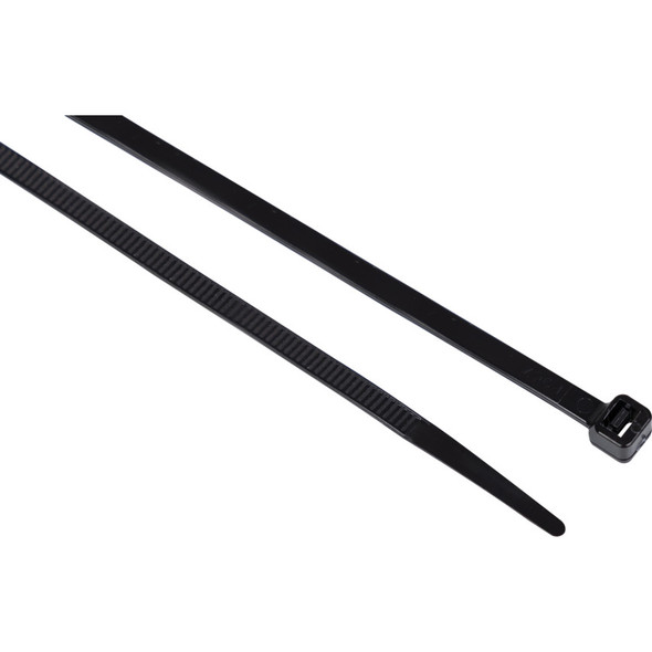 EDISON Black Cable Ties7.6X450mm(Pk-100)