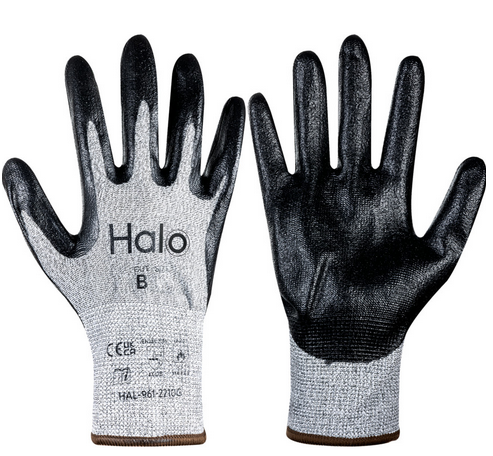 Halo Cut B 13G Foam Nitrile Palm Coated Glove Size-7 (Pk-12)