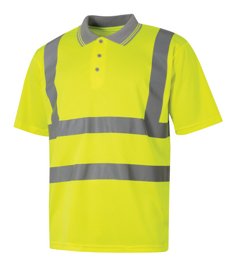 Halo Hi-Vis Polo Shirt (En20471) Yellow (Xl)