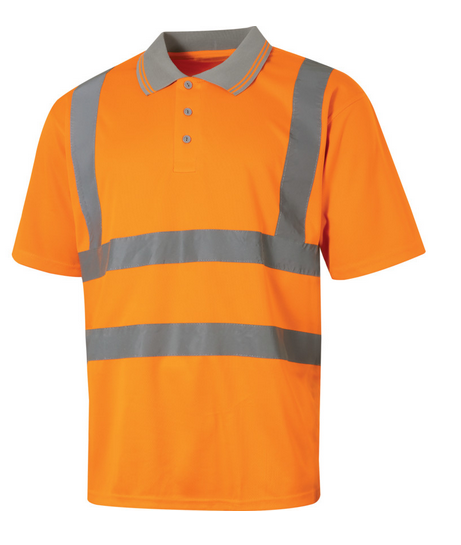 Halo Hi-Vis Polo Shirt (En20471) Orange (Xl)