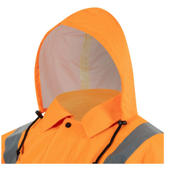 Halo Hi-Vis Waterproof Coat Cl3 (En20471) Orange (2Xl)