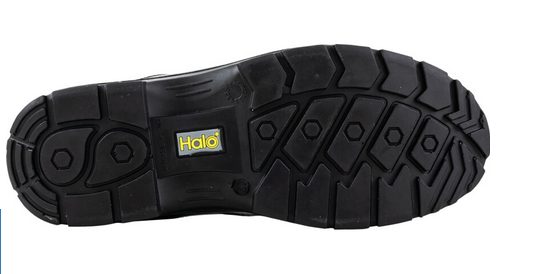 Halo Shoe Black 4 Eyelet Mf S3 Src Size-13