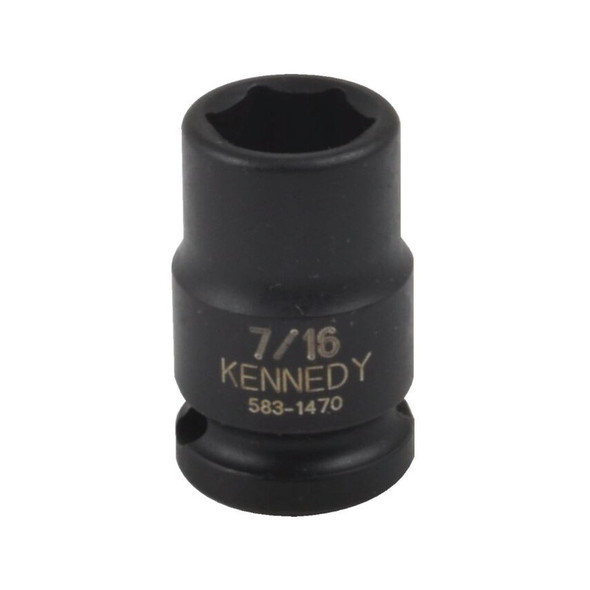 Kennedy 1/4" A/F Impact Socket 3/8" Square Drive - KEN5838665K