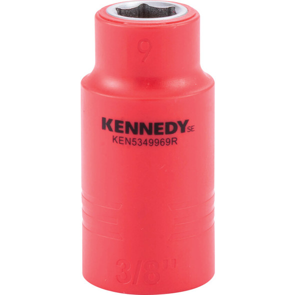 KENNEDY SE 3/8" Insulated Hexagon Sockets-9mm
