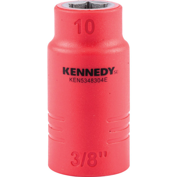 KENNEDY SE 3/8" Insulated Hexagon Sockets-10mm