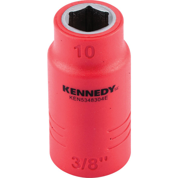 KENNEDY SE 3/8" Insulated Hexagon Sockets-10mm
