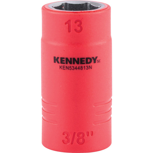 KENNEDY SE 3/8" Insulated Hexagon Sockets-13mm