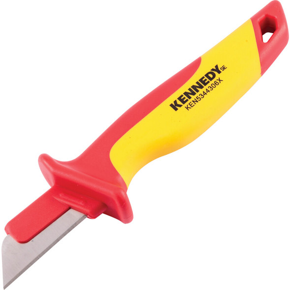 KENNEDY SE Insulated Cable Knife 200mm straight blade