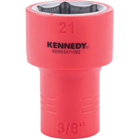 KENNEDY SE 3/8" Insulated Hexagon Sockets-21mm