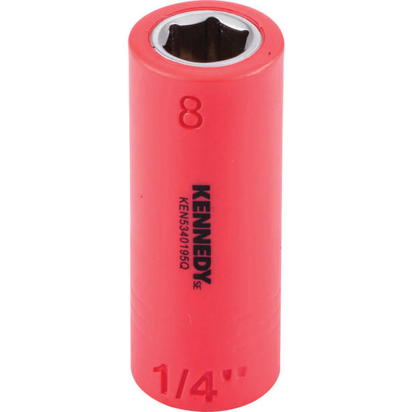KENNEDY SE 1/4" Insulated Hexagon Sockets-8mm