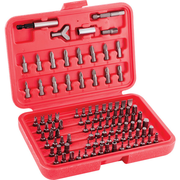 Kennedy 100 Piece Torq Set/Tamperproof Torx/Spanner, Screwdriver Bit Set