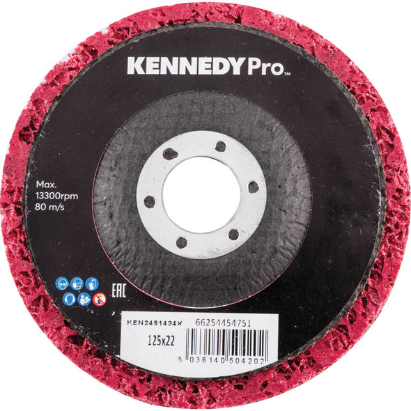 KENNEDYPRO 125mm NON-WOVEN RAPID STRIPPING DISC