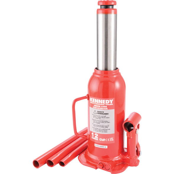 KENNEDY BOTTLE JACK MAXIMUM HEIGHT12-TONNE 457mm