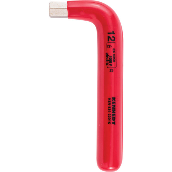 KENNEDY 130 X 12mm INSULATED HEXAGON KEY SAFETY DIP-INSULATION DIN 911