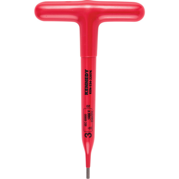 KENNEDY 150 X 3mm INSULATED KEY FOR HEXAGONAL SCREWS
