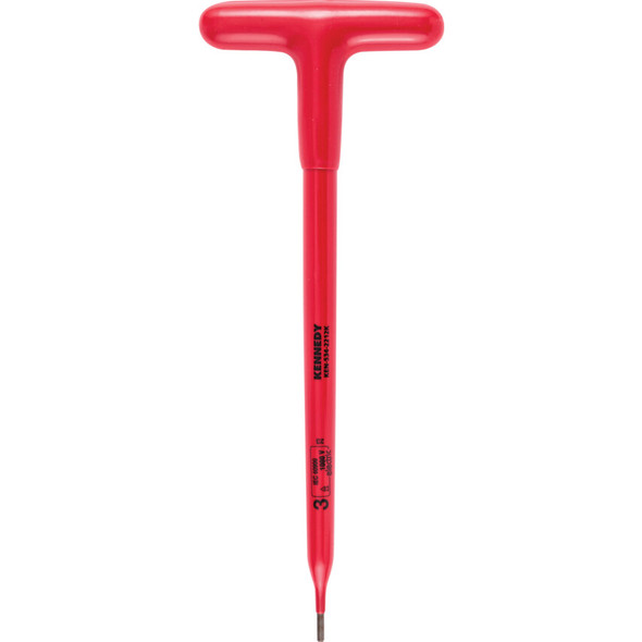 KENNEDY 250 X 3mm INSULATED KEY FOR HEXAGONAL SCREWS
