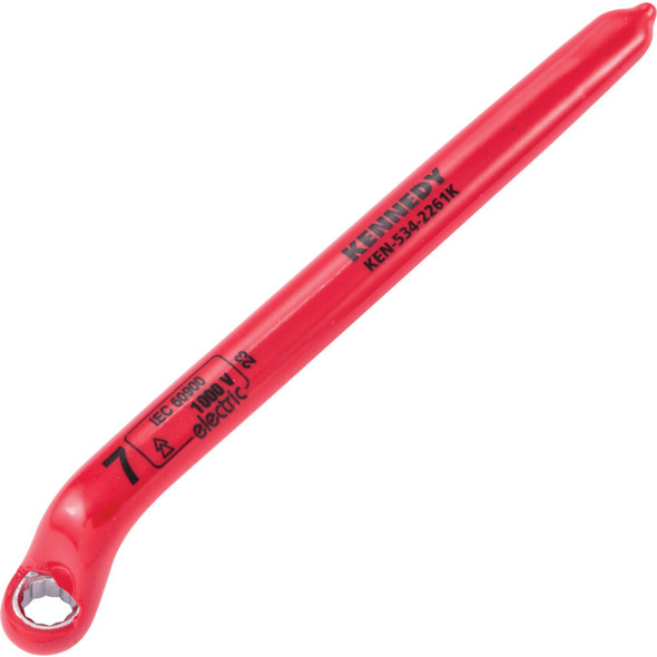 KENNEDY 7mm INSULATED RING SPANNER DOUBLETRIANGLE 1000 V