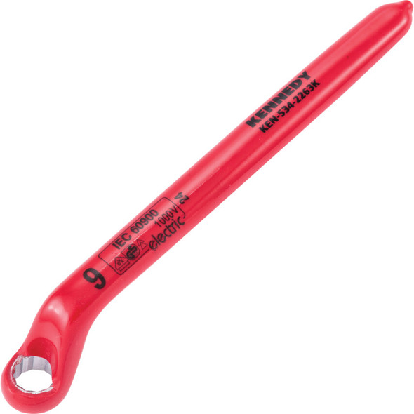 KENNEDY 9mm INSULATED RING SPANNER DOUBLETRIANGLE 1000 V