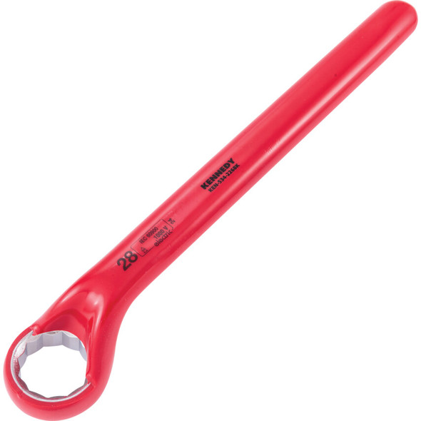 KENNEDY 28mm INSULATED RING SPANNERDOUBLE TRIANGLE 1000 V