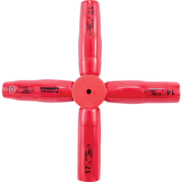 KENNEDY 10/13/14/17mm INSULATED CENTERCROSS KEY DOUBLE TRIANGLE 1000 V