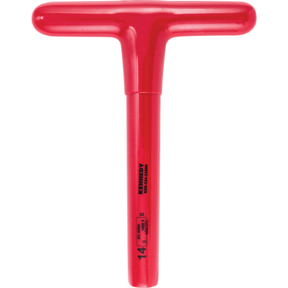 KENNEDY 200 X 14mm INSULATED T-SOCKET WRENCH 1000 V - DIN 7440
