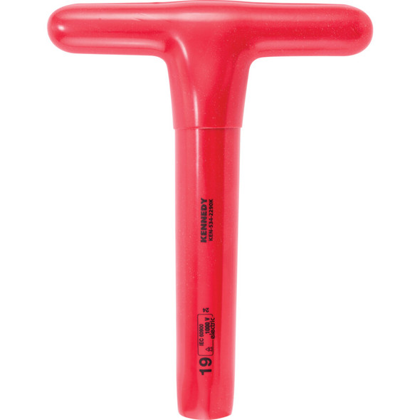 KENNEDY 200 X 19mm INSULATED T-SOCKET WRENCH 1000 V - DIN 7440