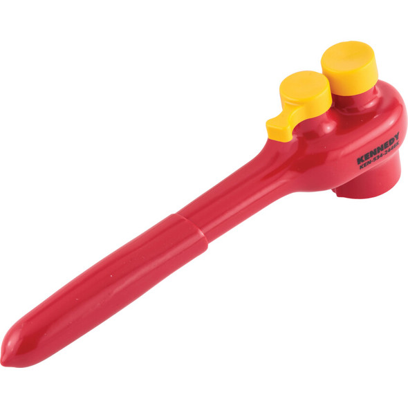 KENNEDY 200mm INSULATED REVERSIBLE RATCHET 1/4"SQ/DR - 1000 V