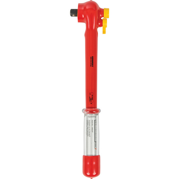 KENNEDY 370mm INSULATED ADJUSTABLE TORQUE WRENCH 1/2"SQ/DR 5-50 NM, 1000V