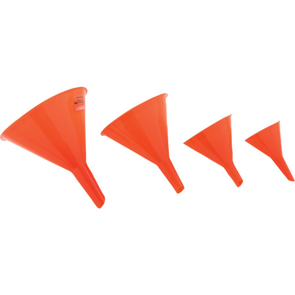 KENNEDY POLYETHYLENE FUNNEL SET (4-PCE)