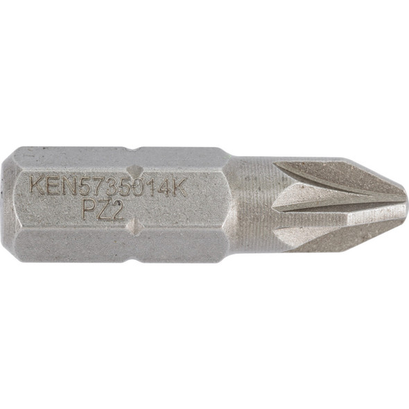 KENNEDY No.2x25mm POZIDRIVE SCREWDRIVER BIT 1/4" HEX