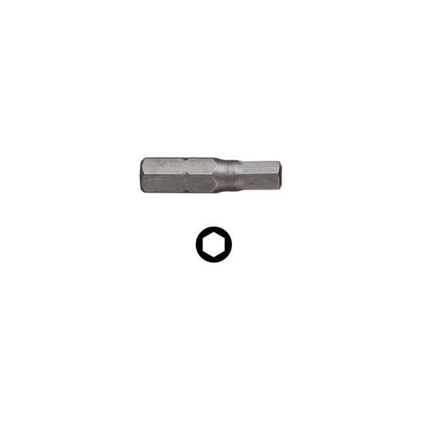 KENNEDY 2.5mm x 25mm SCREWDRIVER BIT 1/4"HEX