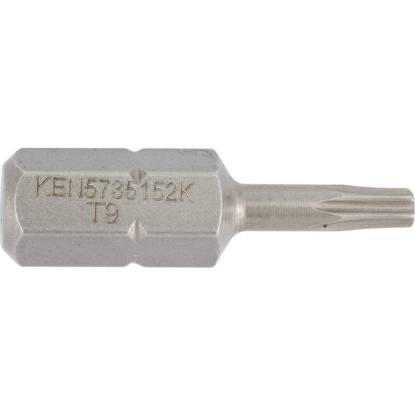 KENNEDY TX9 TORX SCREWDRIVER BIT 1/4" HEX STD