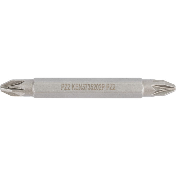 KENNEDY No.2+No2x60mm POZIDRIVE SCREWDRIVER BIT 1/4" HEX