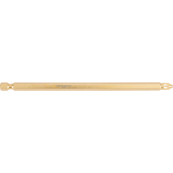 KENNEDY No.2x150mm POZIDRIVE TITANIUM SCREWDRIVER BIT 1/4" HEX