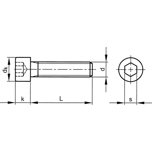 M12x20 SKT HEAD CAP SCREW (GR-12.9) 4.66