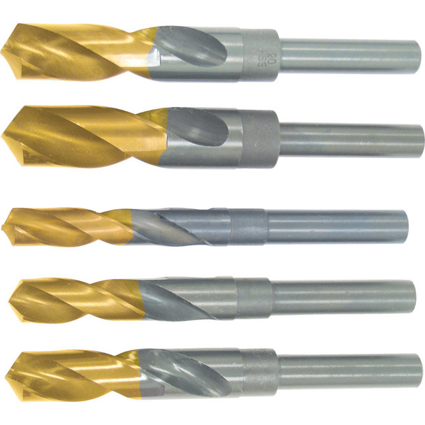 Sherwood 15.00mm HSS 1/2" Parallel Shank Drill Tin Tipped