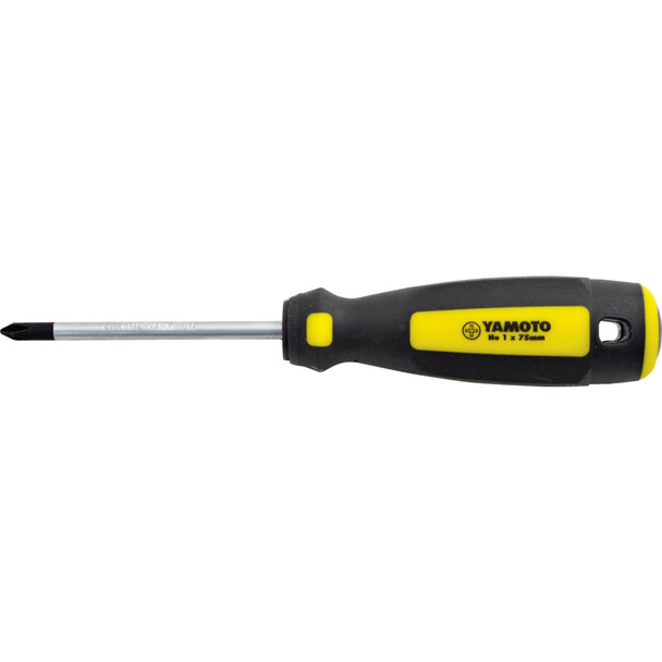 Yamoto No.1X200 Cross Pt Tri-Line Screwdriver