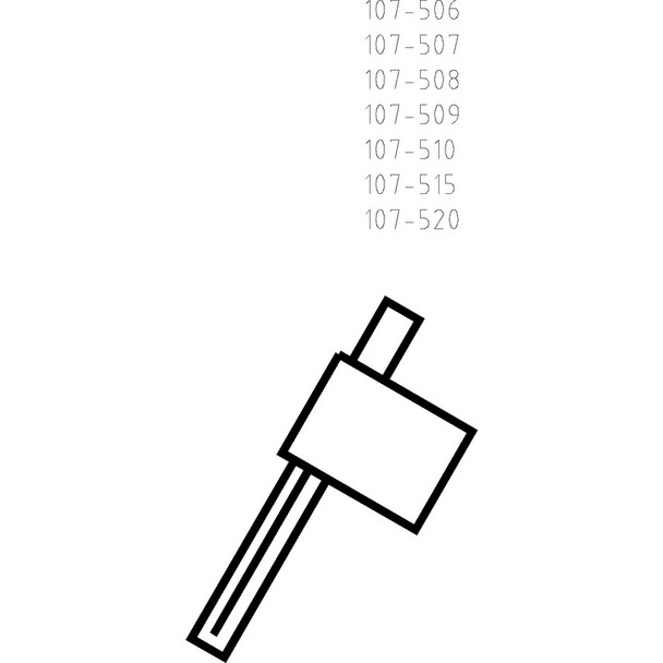 T6 FLAG TYPE TORX KEY 25.21