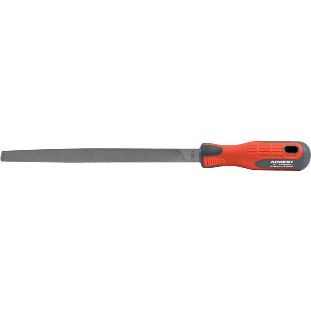 Kennedy 8" (200mm) Triangularthree-Cut File C/W Handle