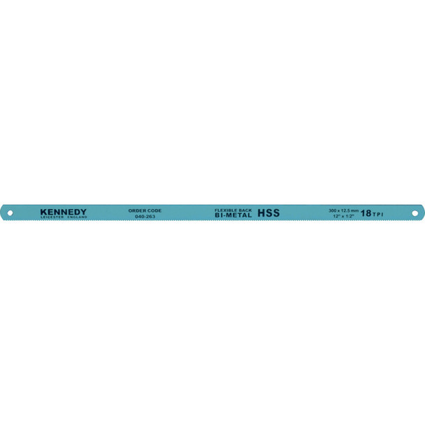 Kennedy 10"X1/2"X18Tpi Bi-Metal Hacksaw Blades