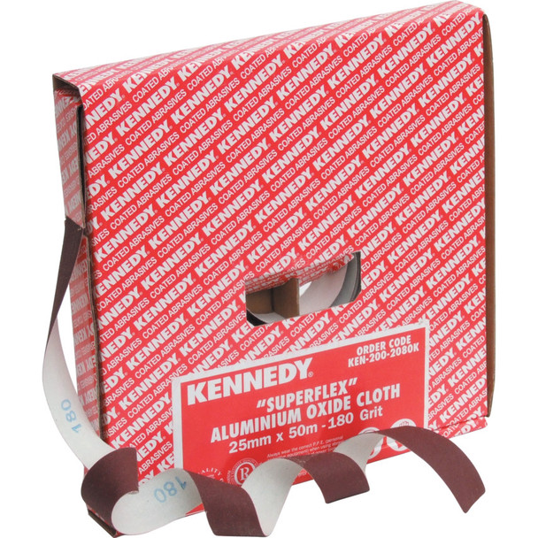 Kennedy 50mm X 50M Coil Superflex Cloth Grade 320