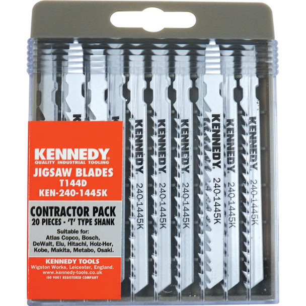 Kennedy Jigsaw Blades Contractors Set (T144D) Pkt-20