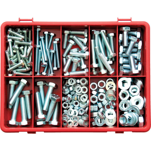 METRIC SET SCREWS, NUTS,WASHERS BZP KIT 382.21