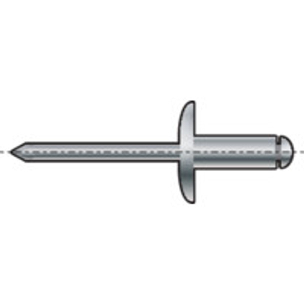 4.8x12mm ALUMINIUM DOME HEADRIVET (BX-5000) 1319.77