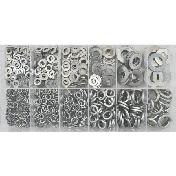 FLAT & SPRING WASHER HARDWARE KIT 790PC 94.62